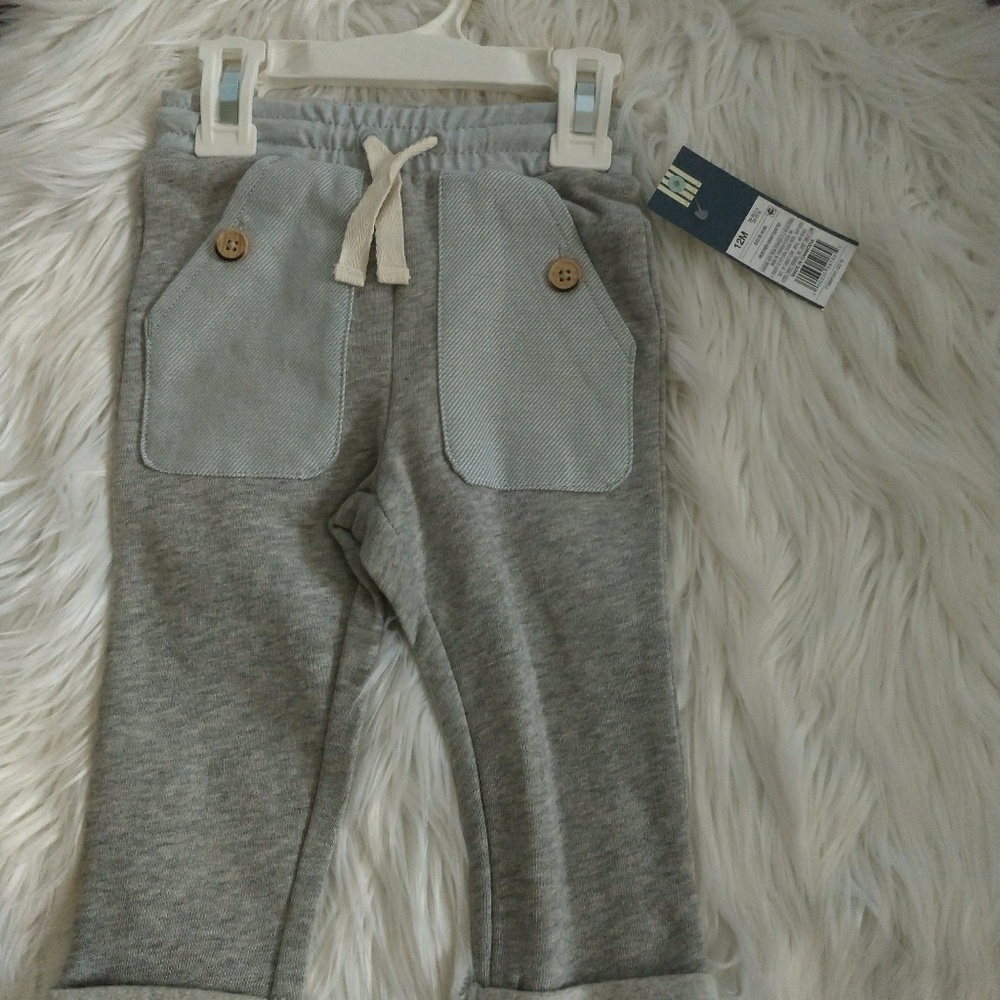 Denim Pocket sweat pants